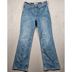 Aritzia Denim Forum '90s Hi-Rise Stacked Bootcut Jeans Womens 32 Medium Wash